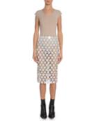 Tank And Star-paillette Combo Dress