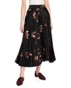 Mixed Tulip-print Pleated