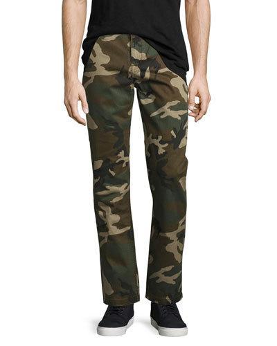 Eddy Camo-print Chino Pants,