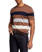 Men's Striped Short-sleeve T-shirt