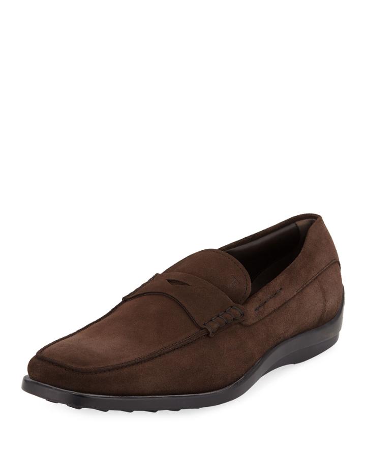 Casual Suede Slip-on Penny