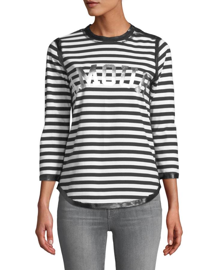 Woody Raye Striped Amour Tee