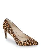 Riley Animal-printed Fur Pumps
