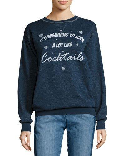 A Lot Like Cocktails Sweatshirt, Navy