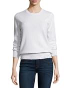 Long-sleeve Crewneck Cashmere