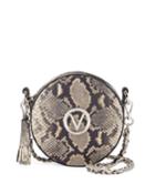 Yuki Circular Python-print Crossbody Bag