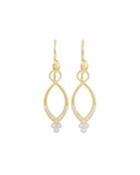 18k Provence Diamond Marquise Earrings