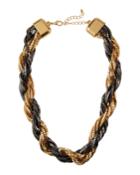 Box Chain Braid Bib Necklace