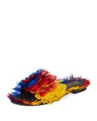 Bora Bora Feather-embellished