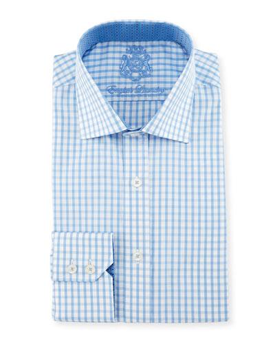 Check Woven Dress Shirt,