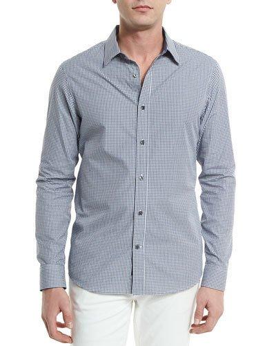 Gingham Long-sleeve Sport