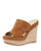 Ponte Cutout Espadrille Wedge