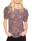 Isaac Sequined Short-sleeve Top