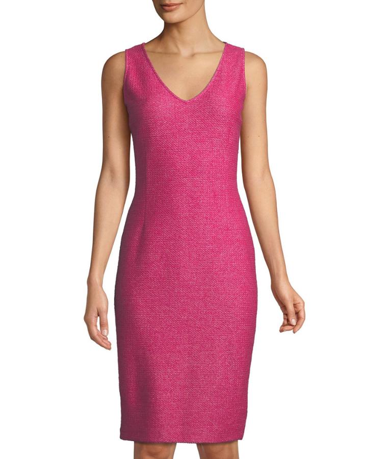 Jayesh Shimmer-knit V-neck