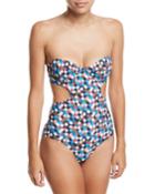 Prism-printed Cutout One-piece