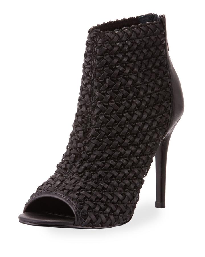 Reece 2 Open-toe Woven Booties