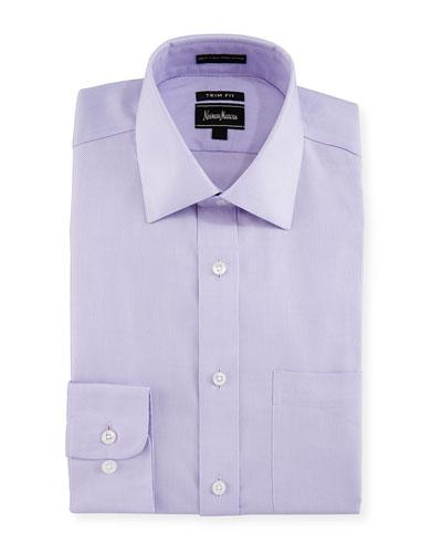 Trim-fit Oxford Check Dress