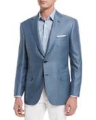 Tic Two-button Silk-blend Blazer,