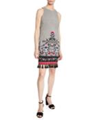 Tassel-hem Printed