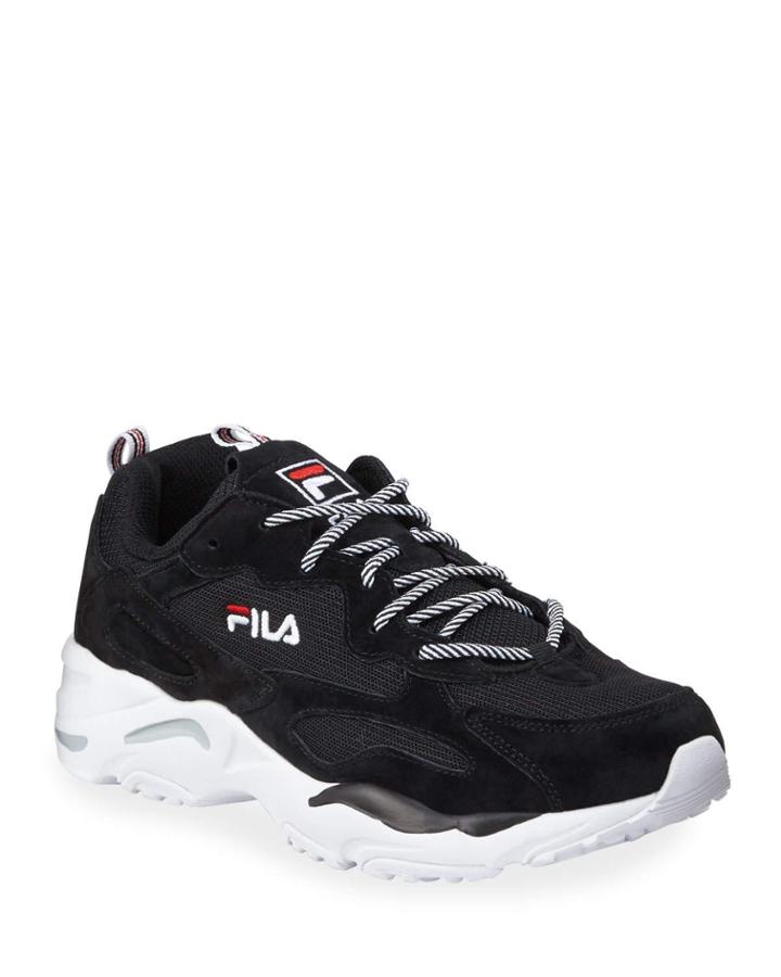 Men's Ray Tracker Mesh & Suede Trainer