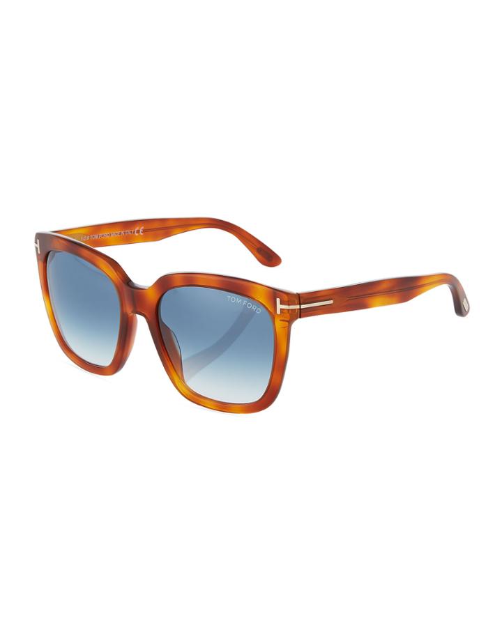 Oversized Round Acetate Havana