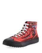 Men's High-top Sneaker With Trompe