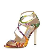 Lang Strappy Printed Sandal,