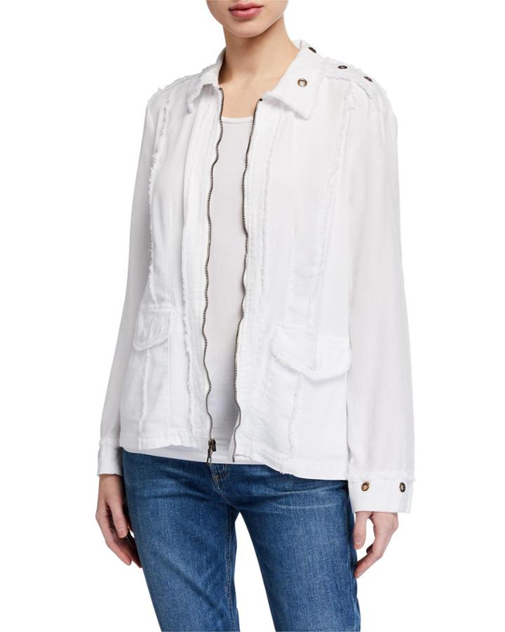 Grommet Detail Blazer