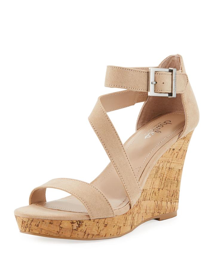 Leanna Ankle-strap Wedge