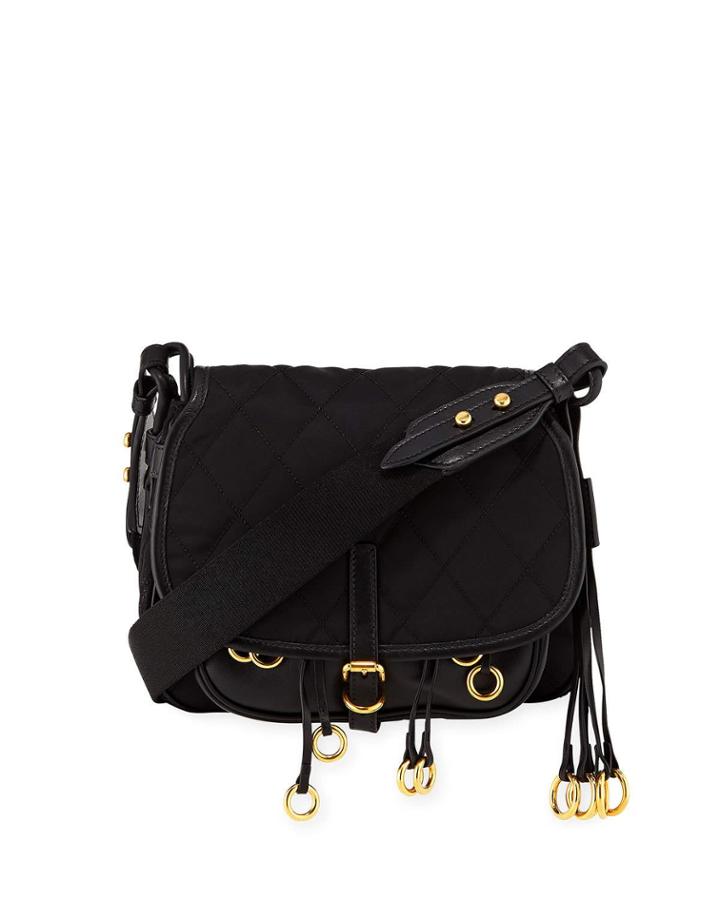 Quilted Velvet & Leather