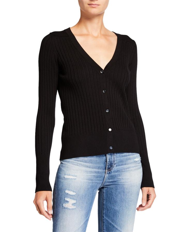 Button-front Cardigan