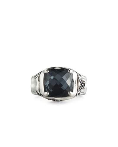 Batu Bamboo Doublet Cushion Ring,