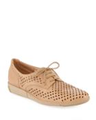 Dirce Perforated Leather Lace-up