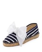 Marne Striped Bow Espadrille
