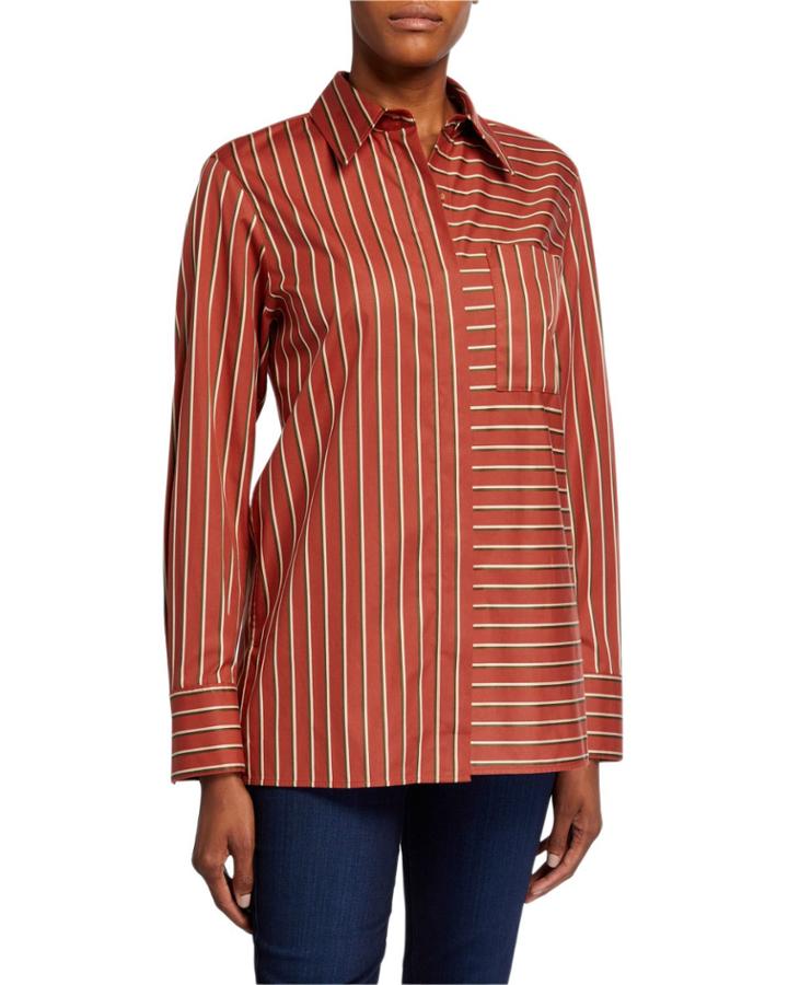 Greyson Splendid Stripe Button-down Blouse