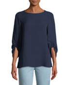 Elisio 3/4-sleeve Bateau-neck