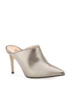 Erin Metallic Leather Pointed-toe