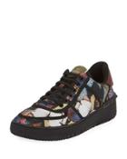 Men's Printed Nylon Low-top