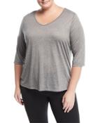 Salina Strappy Long-sleeve Top