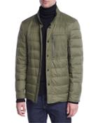 Down Shirt Jacket, Green