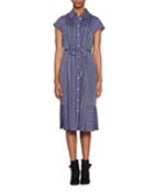 Marie Striped Midi