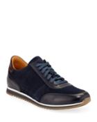 Men's Ronnie Mixed Leather Trainer