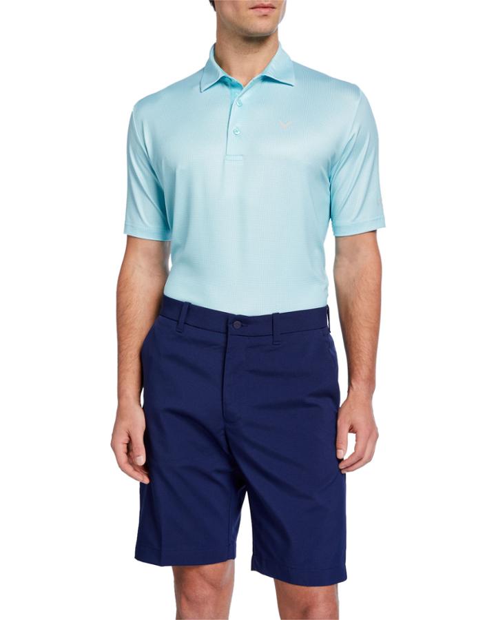 Men's Gingham Polo