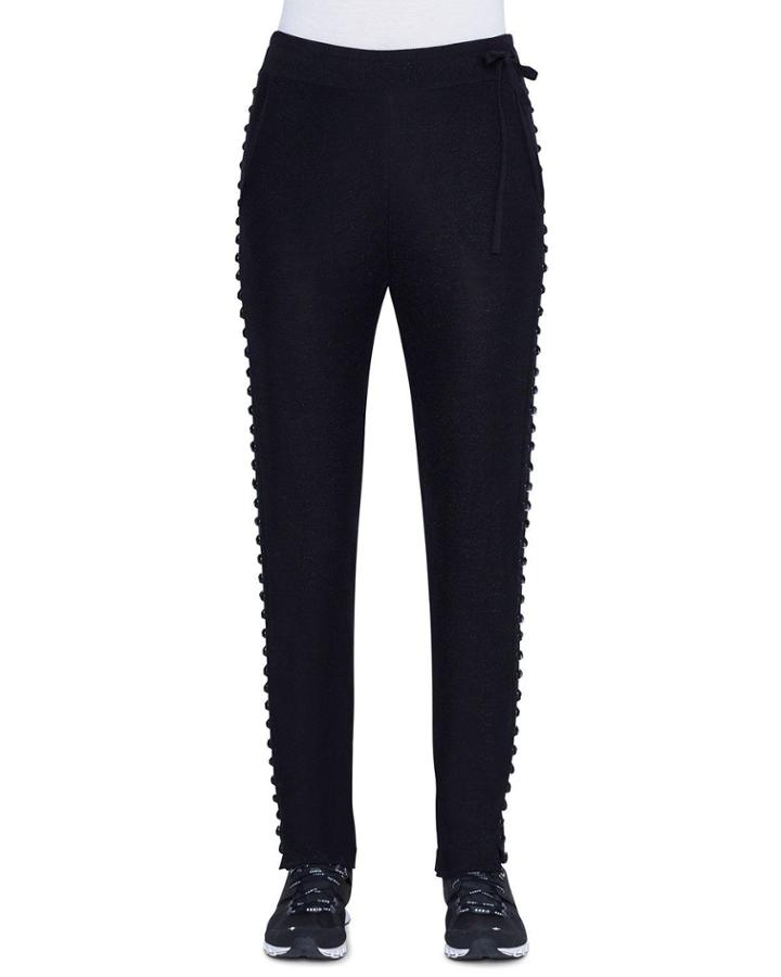 Shimmer Silk Knit Joggers