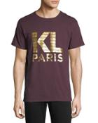 Foil-print Short-sleeve Tee