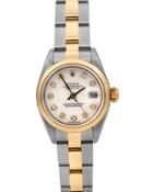 Pre-owned 26mm 18k Diamond Watch, Two-tone