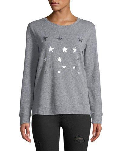 Star-print Pullover