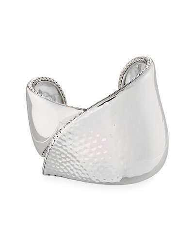 Palu Kapal Wide Bypass Cuff Bracelet