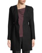 Fit-and-flare Corded Coat