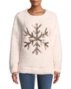 Sequin Snowflake Long-sleeve